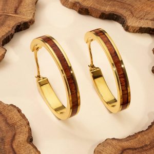 Homecoming Ohrringe (Koa/Gold)