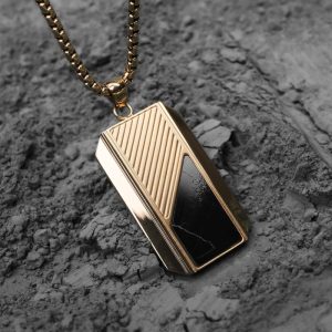 Ionic Halskette (Marmor/Gold)