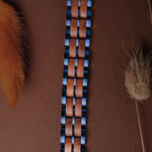 Kanon (Walnuss/Blau)