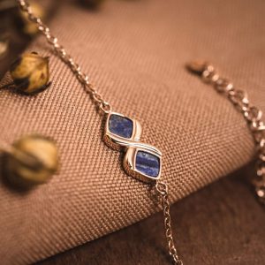 Mosaic Armband (Lapislazuli/Rosé)