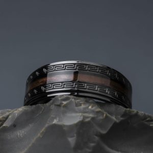 Numerary Ring (Walnuss/Grau)