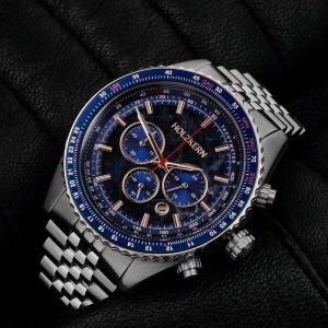 Openhorizon (Blauer Marmor/Silber)