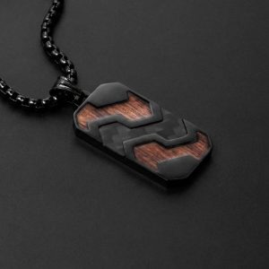 Outlands Halskette (Walnuss/Carbon)
