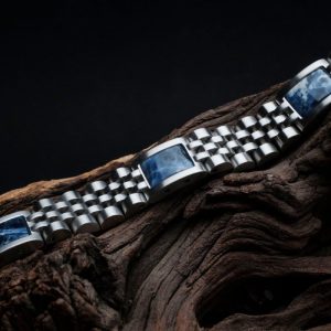 Pentachord (Blauer Marmor/Silber)