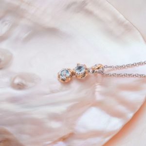 Silverstream Halskette (Topas/Gold)