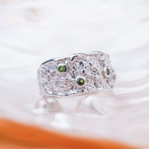 Silverstream Ring (Diopsid/Silber)