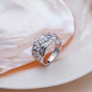Silverstream Ring (Topas/Silber)