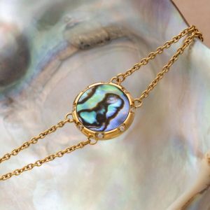 Soulgaze Armband (Abalone/Gold)