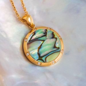 Soulgaze Halskette (Abalone/Gold)
