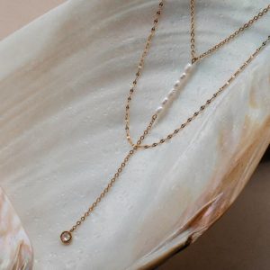 Summersweet Halskette (Perle/Zirkonia)