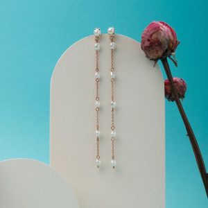 Summersweet Ohrringe II (Perle/Rosé)