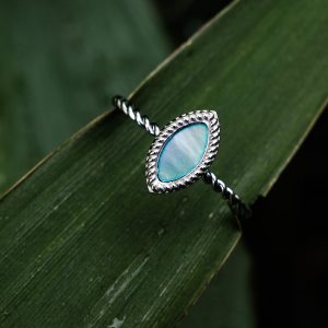 Visual Ring (Perlmutt/Silber)
