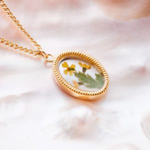 Wildflower Halskette (Blume/Gold)